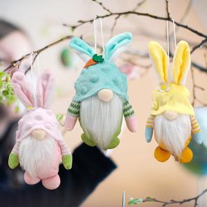 Poupée pendentif de Pâques, lutin sans visage, nain, elfe, pour décorations de boule et d'arbre de Noël, jouets de fête - Product Image 1