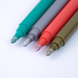 Bút Đánh Dấu Đầu Nhỏ Dụng Cụ Vẽ Graffiti Vĩnh Viễn Bút Đánh Dấu Phấn Thủy Tinh Rượu Bút Đánh Dấu Màu Kim Loại - Product Image 5