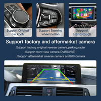 Écran multimédia automobile Linux pour BMW Série 1 2 3 5 CCC CIC NBT EVO CarPlay sans fil Android Auto Navigation GPS Radio de voiture