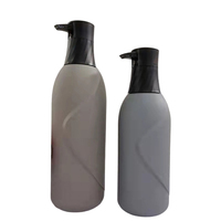 Flacon en plastique HDPE pour soins de la peau, huile, shampoing, gel douche, lotion pour le corps, 500 ml