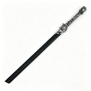 Populaire <span class=keywords><strong>108cm</strong></span> 1.65kg Dragon Hero Blackened Tang Dao avec poignée sculptée en forme de dragon pour collection de cosplay - Product Image 4