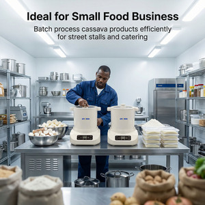 Machine à piler le Fufu électrique professionnelle 6L 8L 10L, pour la préparation de la semoule d'igname, robuste et à broyage rapide - Product Image 2