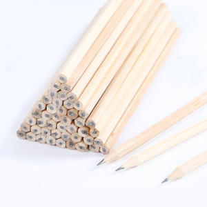 Cadeau promotionnel, prix bas, crayon triangulaire en bois naturel HB standard pour enfants, impression personnalisée - Product Image 1