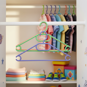 Lotto di 8 appendiabiti in plastica per bambini - Product Image 3