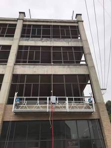 Equipo de limpieza de ventanas de gran altura ZLP800 Modelo de andamio ZLP630 Modelo Cuna Plataforma de suspensión de acero - Product Image 5