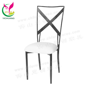 Guangzhou Pas Cher En Gros empilable En Métal Chaise de Restaurant Utilisé Pour Manger et Banquet - Product Image 2