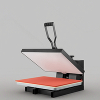 Presse à chaud manuelle G-win neuve pour l'impression de t-shirts, taille de transfert 38x38cm, idéale pour les petites entreprises