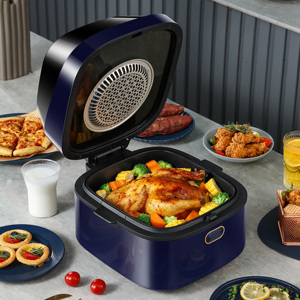 Friteuses à air domestique 7,5 L <span class=keywords><strong>Friteuse</strong></span> à air multifonctionnelle électrique <span class=keywords><strong>XXL</strong></span> chaude avec panier détachable - Product Image 6