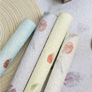 Nouveauté 2024, papier crépon kraft imprimé à motifs floraux, 53*50cm, petit motif floral, papier d'emballage pour fleurs, emballage cadeau - Product Image 3