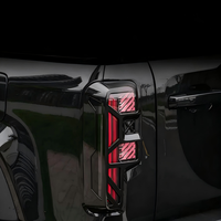 Couvre-phare arrière en fibre de carbone pour BAIC BJ40 2024+, protection de phare arrière, cadre décoratif, accessoires extérieurs