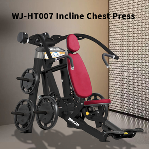 Piastra di vendita calda caricata inclinazione attrezzature per esercizi di stampa toracica <span class=keywords><strong>con</strong></span> <span class=keywords><strong>schienale</strong></span> regolabile per un allenamento ottimale - Product Image 3