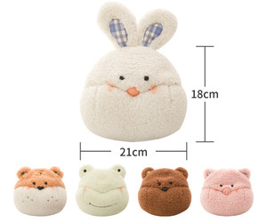 Bolso de felpa con diseño de animales <span class=keywords><strong>para</strong></span> niños, bolsa de hombro con diseño de animales de conejo, Tigre, Rana, cerdo, oso - Product Image 6