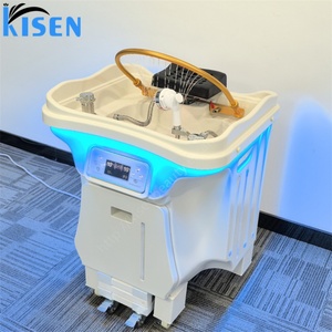 Lavabo Portátil para Salón de Belleza KISEN, Equipo de Lavado de Cabello Móvil, Lavabo para Spa Capilar, 80 cm de Altura - Product Image 2