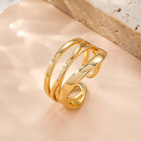 Nouvelle Bague de Fiançailles Classique 2026 pour Femme en Cuivre Incrusté de Zircon Cubique Plaqué Or 18K, Bague Cœur Personnalisée pour Mariage et Cérémonie