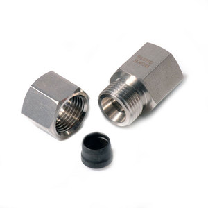Raccord de tuyauterie droit à filetage interne en acier inoxydable 316 à simple ferrule, norme DIN2353, connecteur hydraulique - Product Image 5