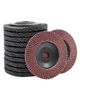 Disques à lamelles 115 mm grain P100 pour le meulage et le ponçage du métal et de l'acier inoxydable - Product Image 2