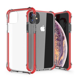 Venta caliente 3 <span class=keywords><strong>en</strong></span> 1 doble Color transparente de la PC del TPU del TPE teléfono caso duro para <span class=keywords><strong>el</strong></span> Iphone 11/11pro/11pro. - Product Image 2
