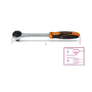 Trinquete reversible BETA - 009200885 1/2 ''Drive con 48 dientes (paquete múltiple)-EAN 8014230101385 RATCHETS 1/2" - Product Image 3