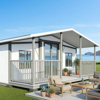 Maison Modulaire Préfabriquée Pliable de Haute Qualité, Villa Moderne Préfabriquée à 3 Chambres, Hôtel Extensible Rapide 20Ft 40Ft