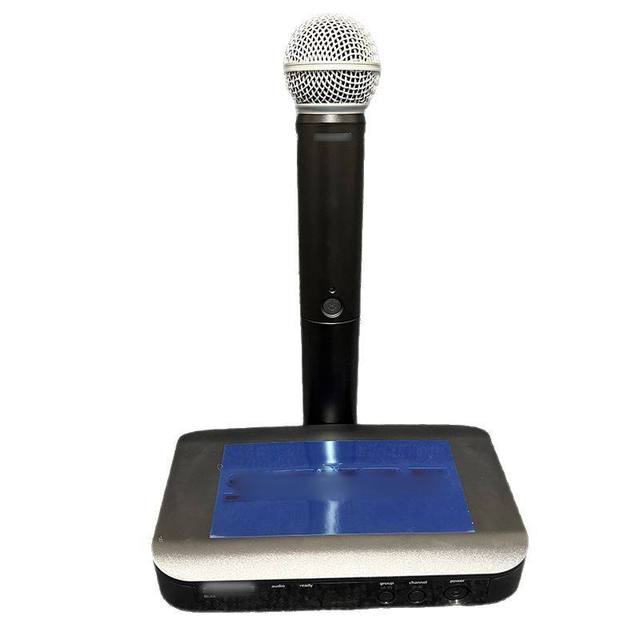 BLX24 Wireless Microphone System UHF Handheld 20Hz-20kHz Omnidirectional Stage Performance Karaoke Live Streaming