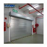 Porte Rideau Coupe-Feu Automatique en Acier Inoxydable Rapide pour Sécurité Intérieure et Sorties de Secours