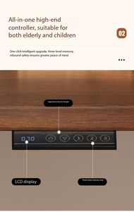 <span class=keywords><strong>โต๊ะ</strong></span>ทำงานปรับระดับความสูงด้วยไฟฟ้า พร้อมหน้าจอดิจิตอล 3 ระดับความจำ <span class=keywords><strong>โต๊ะ</strong></span>ทำงานตามหลักสรีรศาสตร์ทันสมัยสำหรับโฮมออฟฟิศ - Product Image 5
