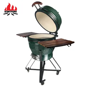 22 Zoll Asador Cyprus Bbq Pizza Lò Đo Nhiệt Độ Ngoài Trời Xxxl Cửa Hàng Stalas Wifi Vent Top Kamado Grill