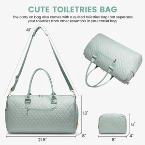 Bolsa de Viaje Grande para Llevar como Equipaje de Mano con Bolsa de Aseo, Bolsa Resistente a la Suciedad para Artículos Personales en Aviones - Product Image 2