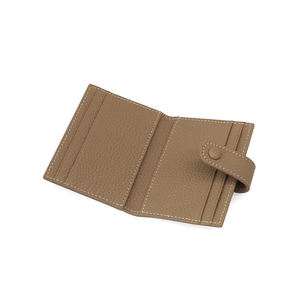 Monedero Pequeño de Cuero Genuino Ultrafino Tradicional para Mujer, con Cierre de Cremallera y Ranuras para Tarjetas de Crédito, Mini Tarjetero - Product Image 2