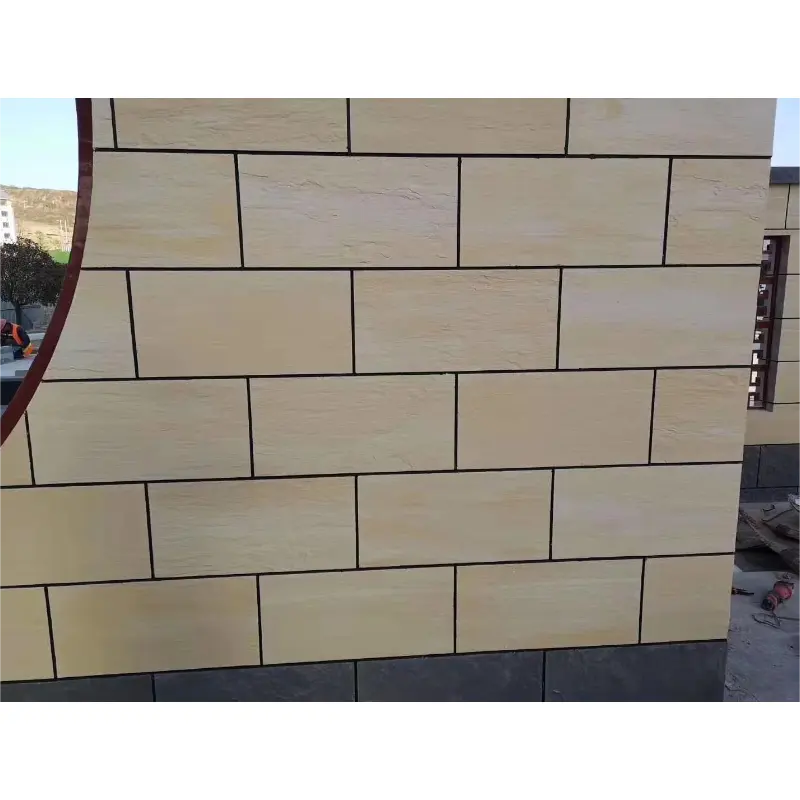 MCM yumuşak seramik karo çin standart toptan çıkıntılı taş duvar kaplama ekonomik dekoratif yapı malzemesi Oasis taş