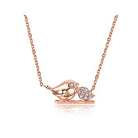 Collier oiseau en argent sterling 925 de haute qualité