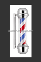 Panneau lumineux LED rotatif doré pour salon de coiffure et hôtel, montage mural, plastique durable, utilisation intérieure et extérieure