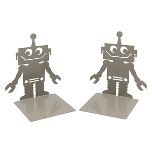 Good Quality Customized Metal <b>Bookends</b> for Office Desk Decor 10cm*10cm Size Cheap - Product Image 3