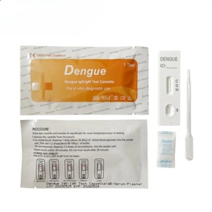ชุดทดสอบเด็งกีไอจีจี ไอจีเอ็ม แบบตลับ ตรวจหาเชื้อในเลือดแบบเร็ว ใช้กับเลือดทั้งหมด ได้รับการรับรองมาตรฐาน CE ชุดอุปกรณ์วินิจฉัย - Product Image 1