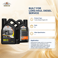 Huile moteur diesel turbo API CJ-4 pour longues distances jusqu'à 100 000 km, 4L, fabricant OEM sous marque privée