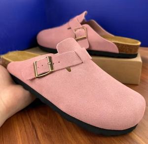 Sandalias de Verano Unisex de Cuero de Alta Calidad, Sandalias de Playa con Plataforma Gruesa y Cómodas, con Diseño de Hebilla, Calzado de Marca de Moda - Product Image 6