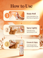 Spray parfumé pour animaux de compagnie, écologique et luxueux, pour chiens et chats