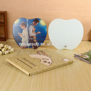 BL-39 20*20*0.5Cm Chất Lượng Cao Apple Shape Trống Thăng Hoa Thủy Tinh Khung Hình Cho Nhà Quà Tặng Cho Ngày <span class=keywords><strong>Valentine</strong></span> - Product Image 5