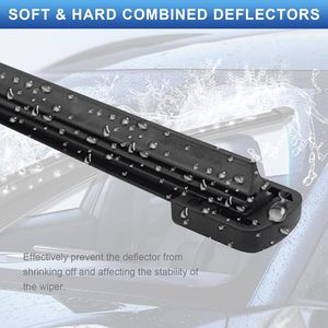 Ford Escape 2008-2012 Rear <strong>Windshield</strong> <strong>Wiper</strong> Blade Assembly Natural Rubber Back for Arm Set <strong>Replacement</strong>
