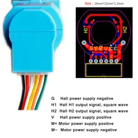 Moteur TT à réduction 1:90 12V CC avec encodeur à effet Hall pour voiture robot Microbit Aiconnecting