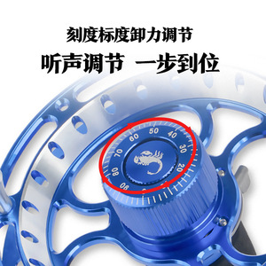 รอกเบทคาสติ้ง อลูมิเนียมอัลลอยด์ พร้อมระบบปรับแรงต้าน สำหรับตกปลา - Product Image 2