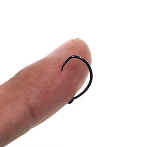 Hameçons de pêche à la mouche ultra performants pour la pêche à la mouche, sans ardillon, courbés, pour nymphes et mouches de pierre, en gros - Product Image 6