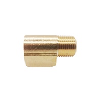 Bonne qualité 1/8 1/4 3/8 1/2 pouces mâle X femelle (MIP X FIP) NPT tuyau en laiton sans plomb rue 90 degrés raccord coudé