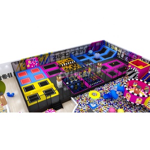 Parque de Trampolines Comercial Personalizado, Área de Juegos Suave, Arena de Salto con Trampolines, Circuito Ninja Warrior, Piscina de Pelotas, Equipo de Juegos Infantiles - Product Image 2