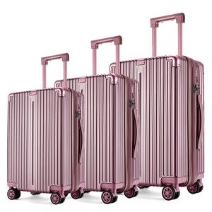 Ensemble de <span class=keywords><strong>Valises</strong></span> Personnalisables Tendance de Bonne Qualité, Ensemble de Bagages Cabine à 4 Roues, Kit de Sacs de Voyage Haut de Gamme de <span class=keywords><strong>3</strong></span> Pièces - Product Image 1