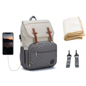 <span class=keywords><strong>Lequeen</strong></span> – <span class=keywords><strong>sac</strong></span> <span class=keywords><strong>à</strong></span> dos avec sangle de poussette et Interface USB, <span class=keywords><strong>sac</strong></span> <span class=keywords><strong>à</strong></span> <span class=keywords><strong>langer</strong></span> de maternité, nouveau pour voyage, soins pour bébé, personnalisé - Product Image 4