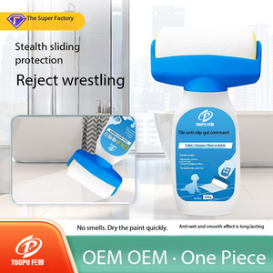 Revêtement liquide antidérapant en gel acrylique OEM/ODM pour sols, douches et carrelages <span class=keywords><strong>de</strong></span> <span class=keywords><strong>salle</strong></span> <span class=keywords><strong>de</strong></span> <span class=keywords><strong>bain</strong></span>, 300g, agent adhésif invisible antidérapant à appliquer au pinceau - Product Image 2