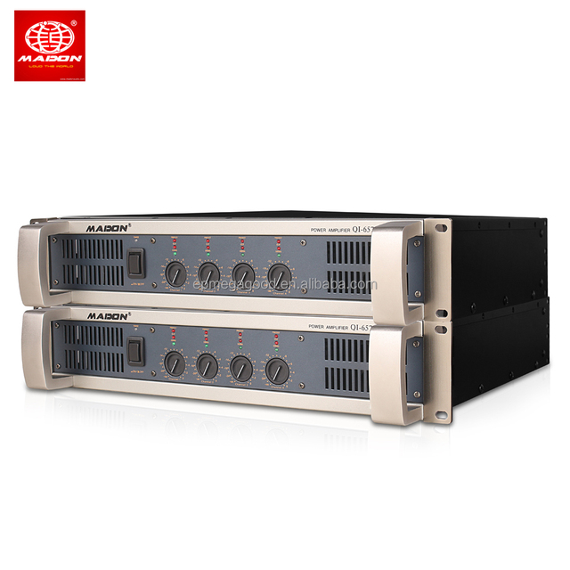 Madon P4 Amplifier Professional 4 Channels Power Amplifier for Linear Speaker Stage Power Amplifier