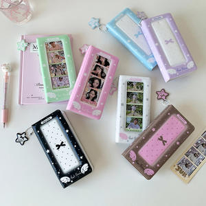 Album photo à quatre compartiments en polychlorure de vinyle, carte de visite pour ranger les autocollants et les albums photo longs - Product Image 4