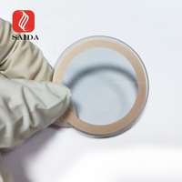 Substrat personnalisé en verre sodocalcique avec revêtement ITO et barre omnibus électronique imprimée pour écran tactile LCD blindage EMI